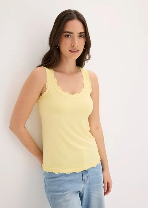 Tops &agrave; dentelle, bonprix