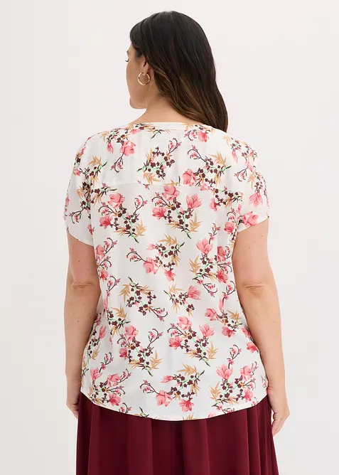 Chemisier manches courtes 100% viscose, bonprix