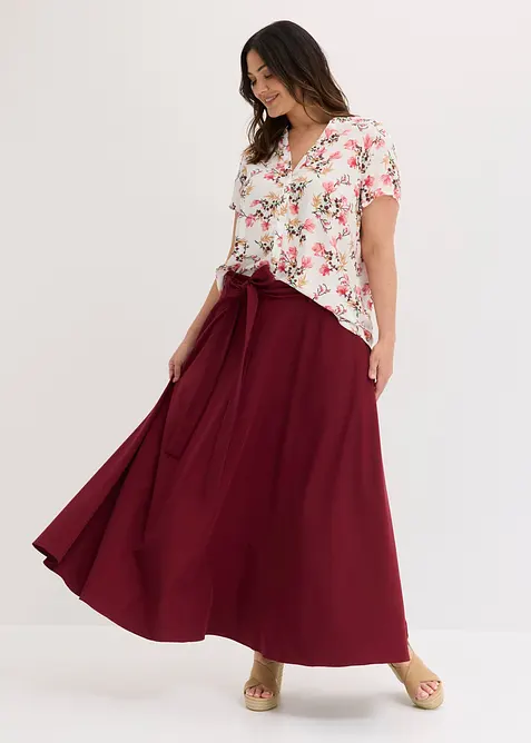 Chemisier manches courtes 100% viscose, bonprix