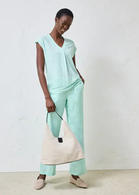 T-shirt 100% lin, bonprix