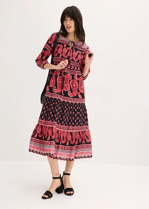 Robe midi 100% coton, bonprix