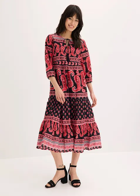 Robe midi 100% coton, bonprix