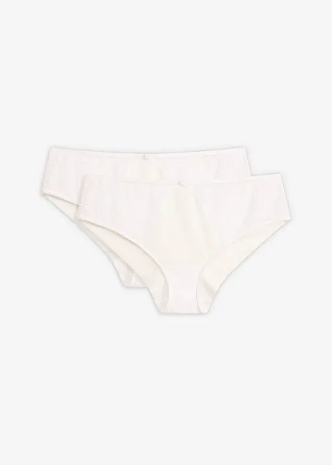 Lot de 2 culottes &agrave; dentelle, bonprix