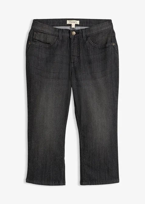 Jean slim, taille mi-haute, longueur 3/4, bonprix