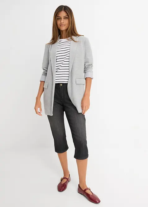 Jean slim, taille mi-haute, longueur 3/4, bonprix