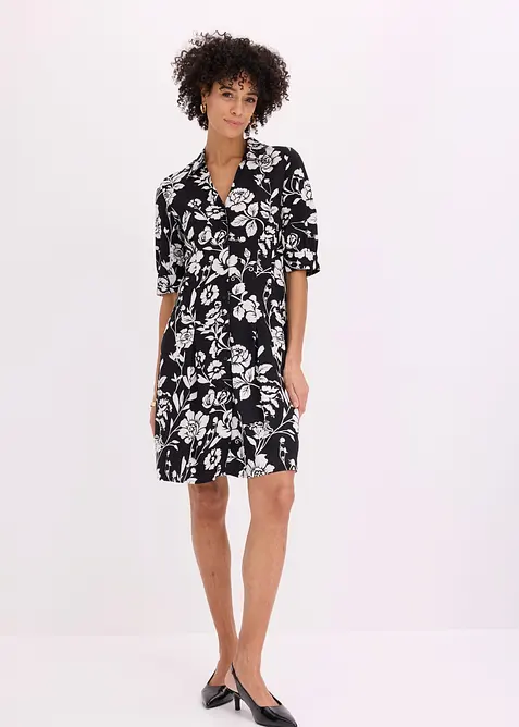 Robe-chemise en viscose fluide, bonprix