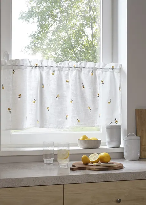 Brise-bise brod&eacute;, bonprix