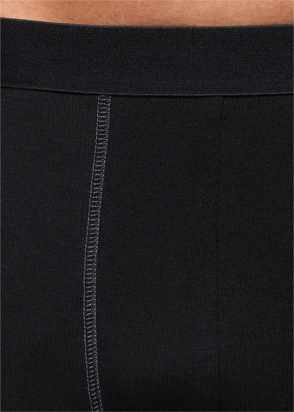 Caleçon long en coton côtelé, bonprix