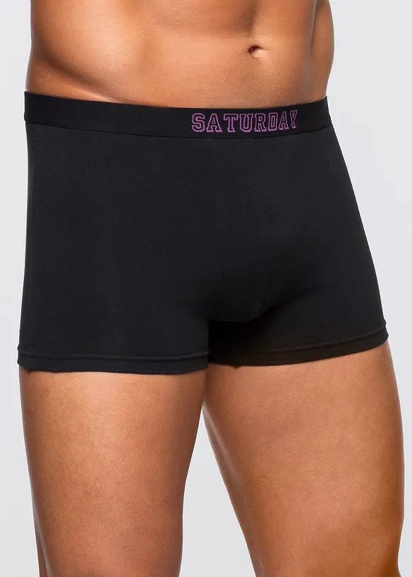Lot de 7 boxers coton, bonprix