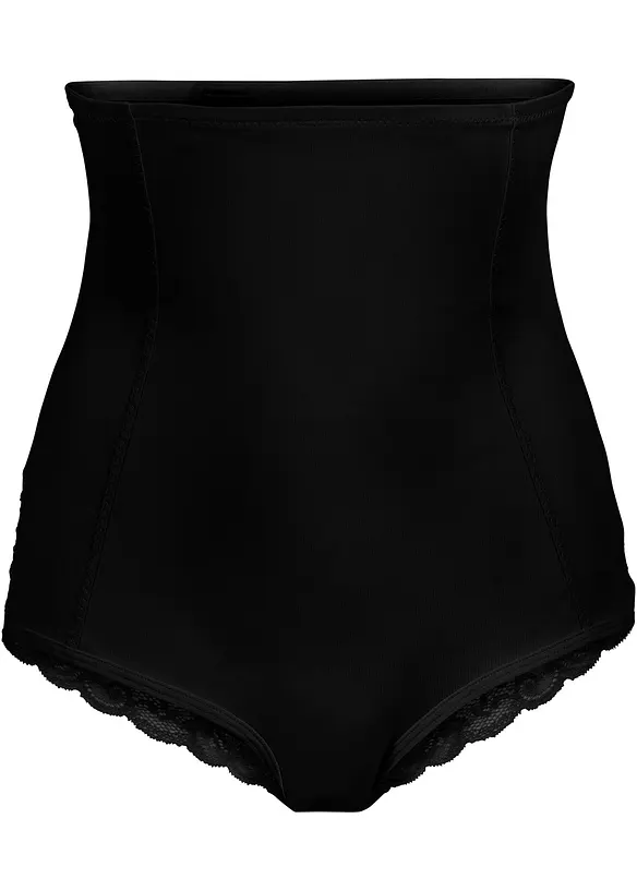 Culotte sculptante à empiècement dentelle, maintien fort, bonprix