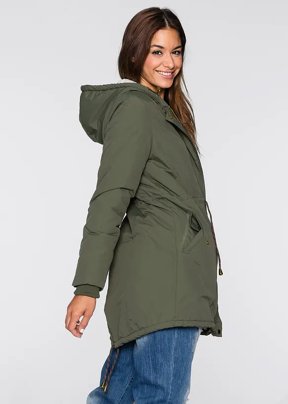 Parka avec doublure peluche, bonprix