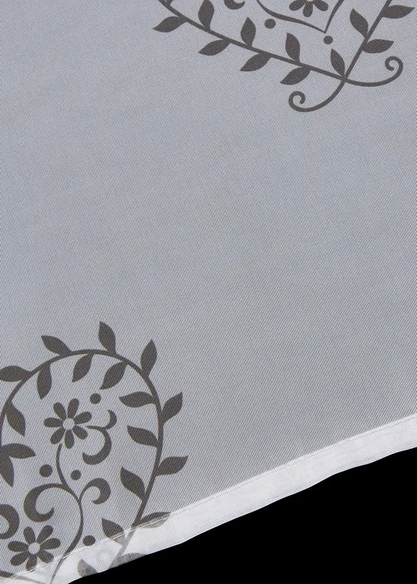 Voilage à nouer imprimé cœur, bonprix