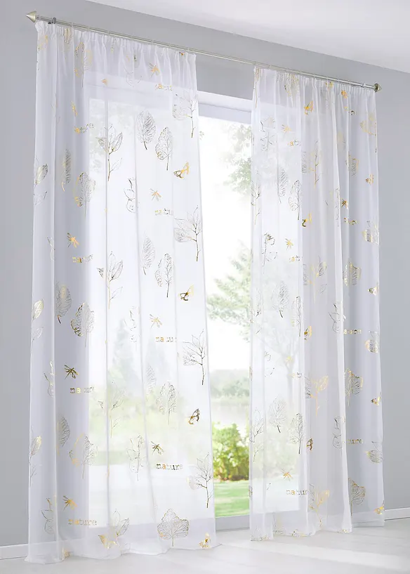 Voilage à imprimé brillant (1 pce), bonprix