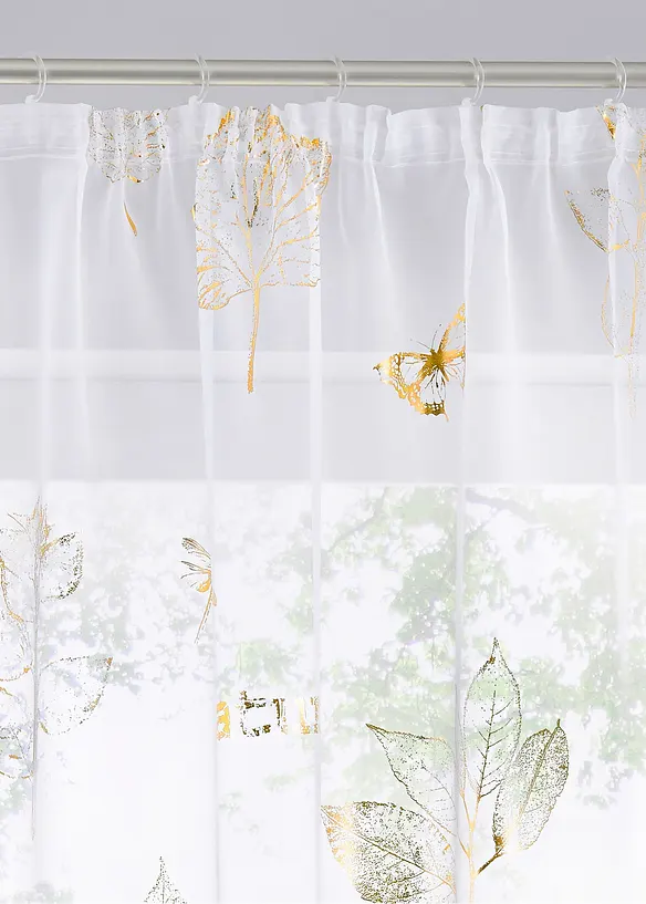 Voilage à imprimé brillant (1 pce), bonprix