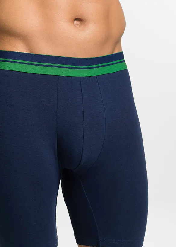 Lot de 2 boxers longs coton, bonprix