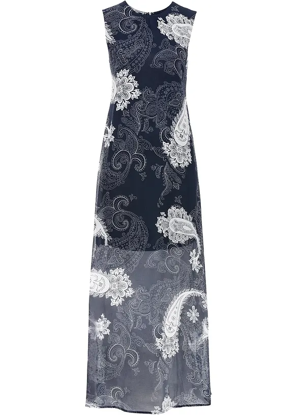 Robe longue en mousseline, bonprix