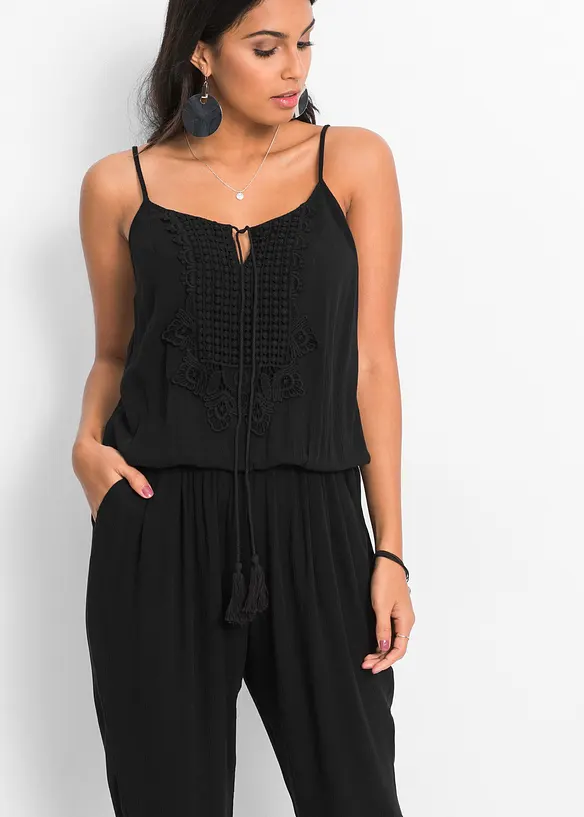 Combinaison en viscose texturée, bonprix