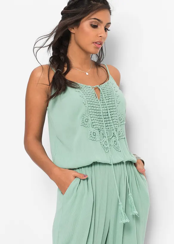 Combinaison en viscose texturée, bonprix