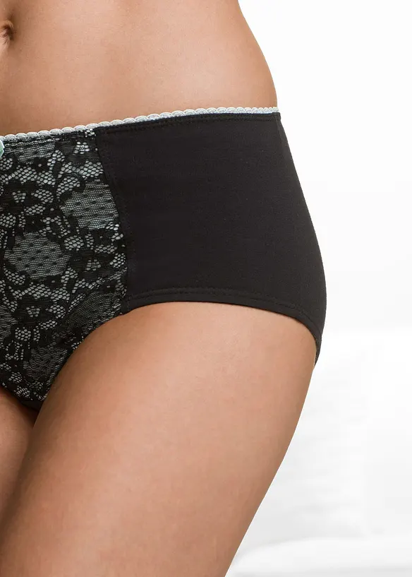 Lot de 4 slips Maxi coton, bonprix