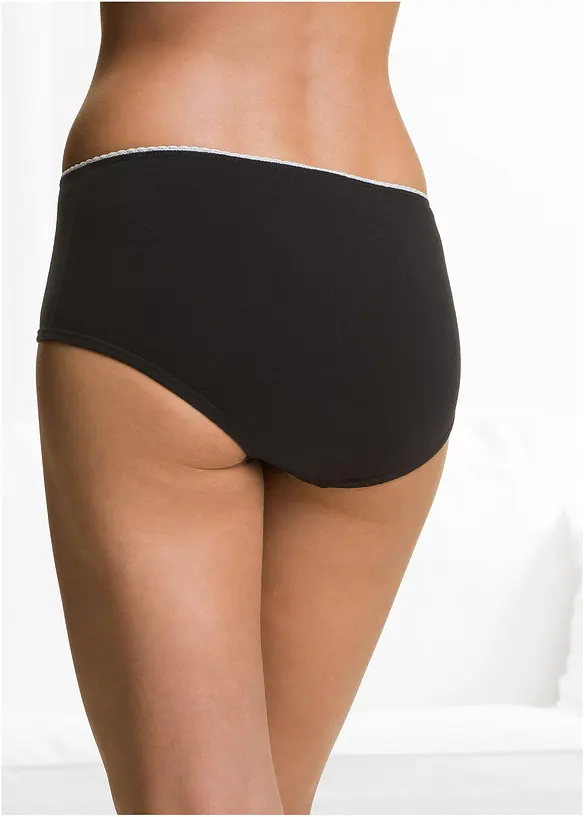 Lot de 4 slips Maxi coton, bonprix