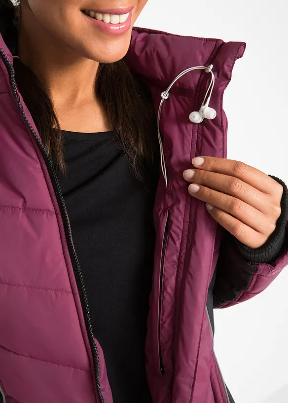Manteau de ski matelassé technique, imperméable, bonprix