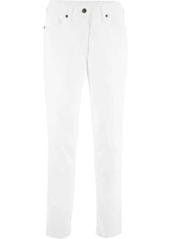 Pantalon confort à empiècement taille confortable, Straight, bonprix