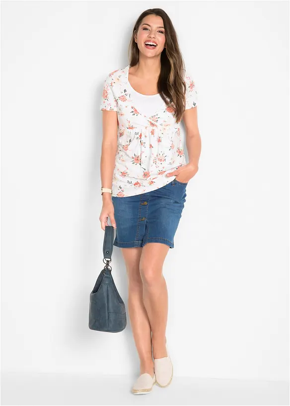 T-shirt de grossesse avec fonction allaitement, bonprix