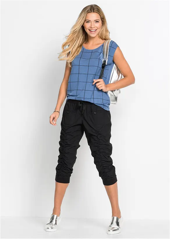 Pantalon 3/4, 100% coton, bonprix