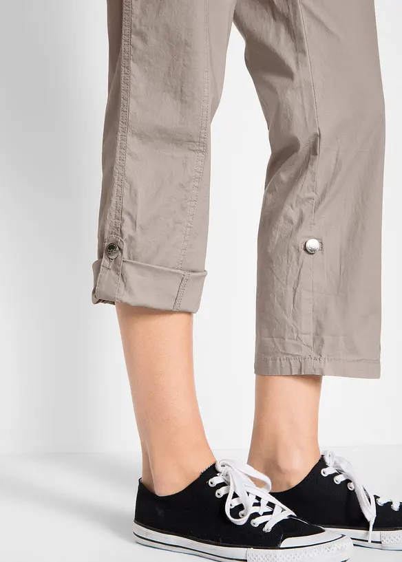 Pantalon extensible cargo 3/4, bonprix