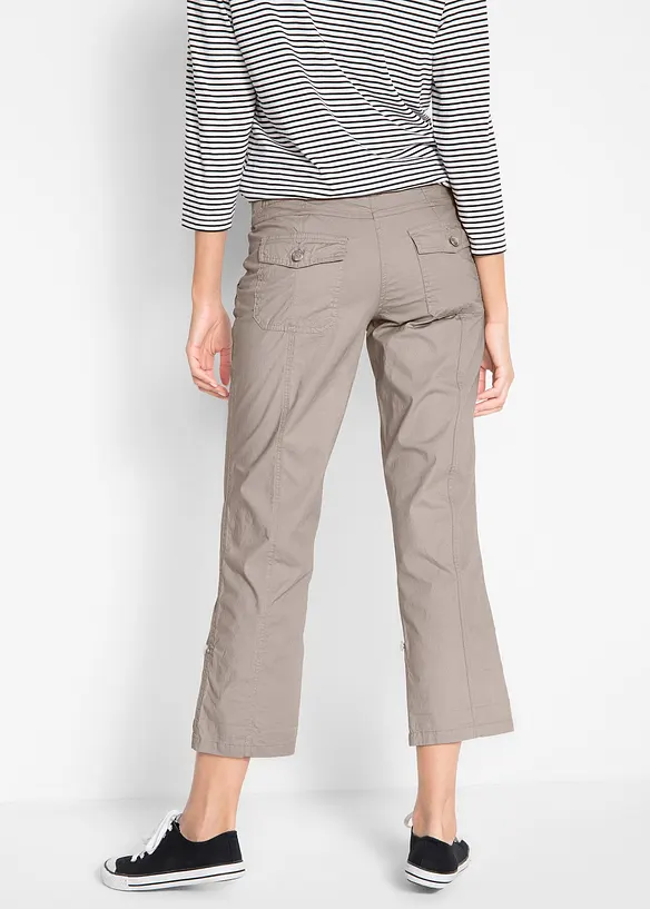 Pantalon extensible cargo 3/4, bonprix