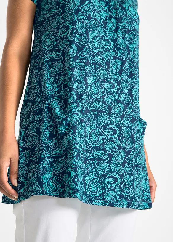 Tunique manches courtes en jersey, bonprix