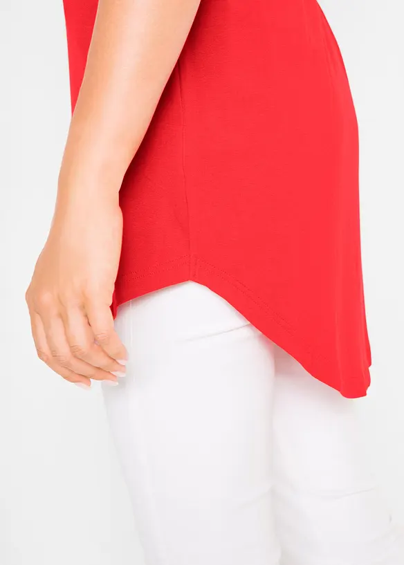 T-shirt long en viscose douce, bonprix