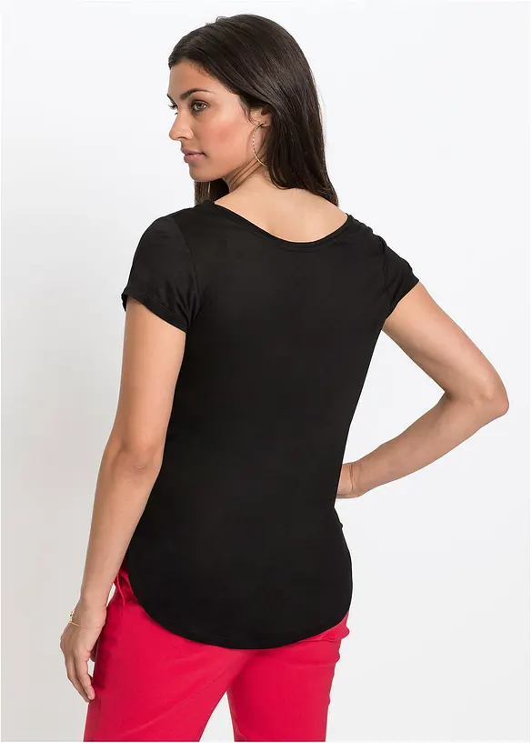 T-shirt en viscose douce, bonprix