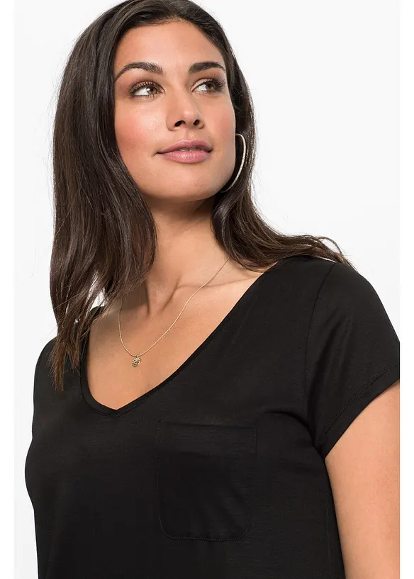 T-shirt en viscose douce, bonprix