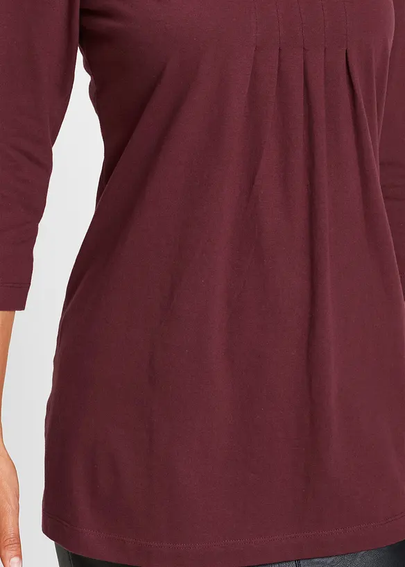 T-shirt long 100% coton, bonprix