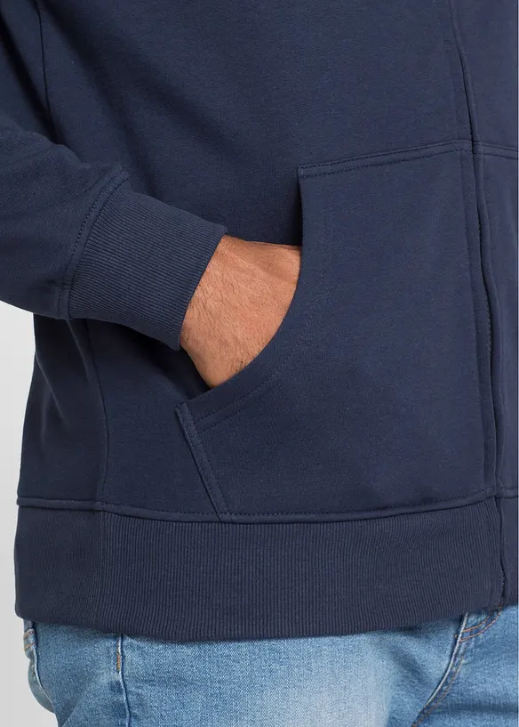 Sweat zippé à col montant, bonprix