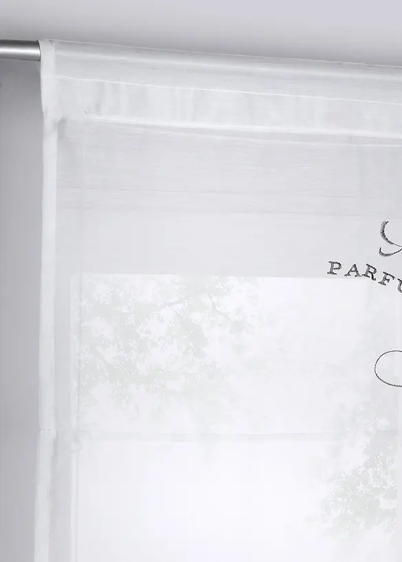 Store bateau transparent avec broderie, bonprix