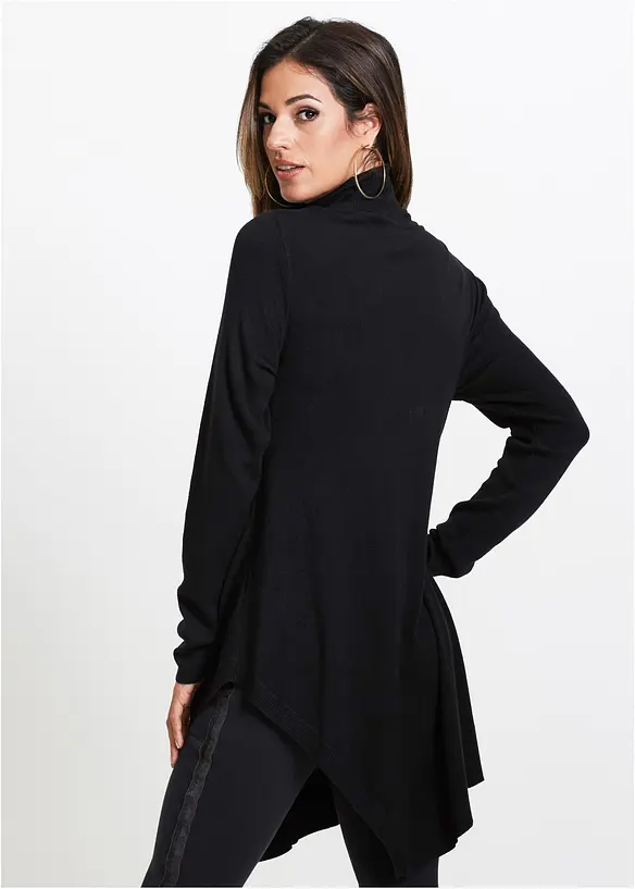 Pull long en viscose mélangée, bonprix
