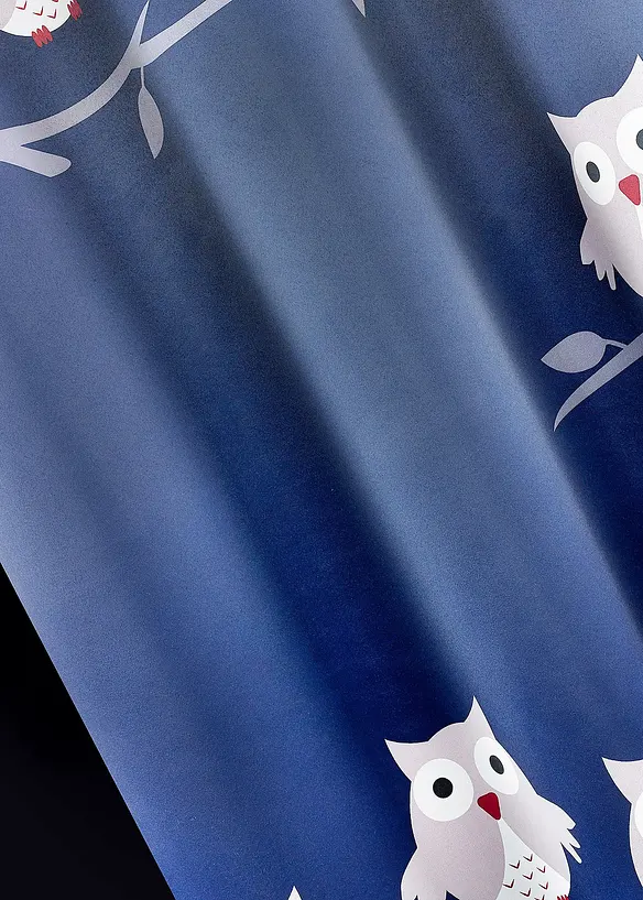 Rideau obscurcissant motif chouettes (1 pce), bonprix