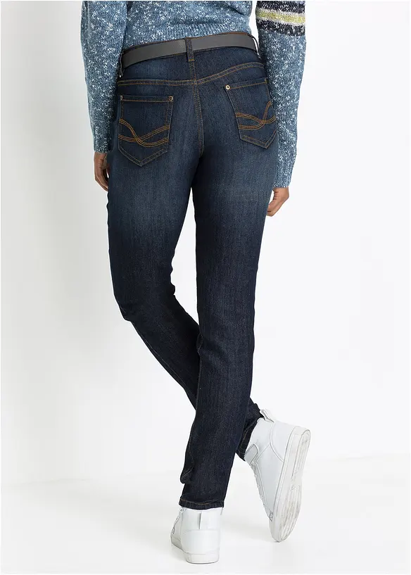 Jean Mom extensible, taille mi-haute, bonprix