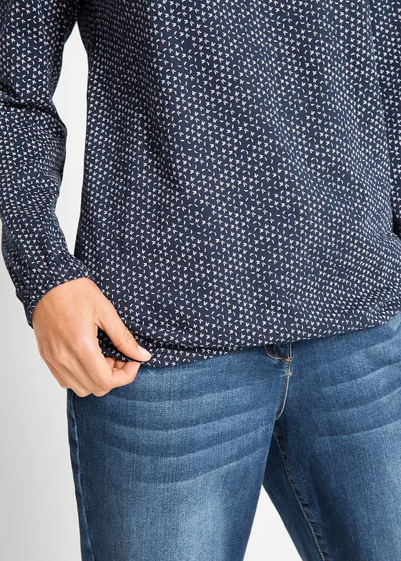 T-shirt manches longues 100% coton, bonprix