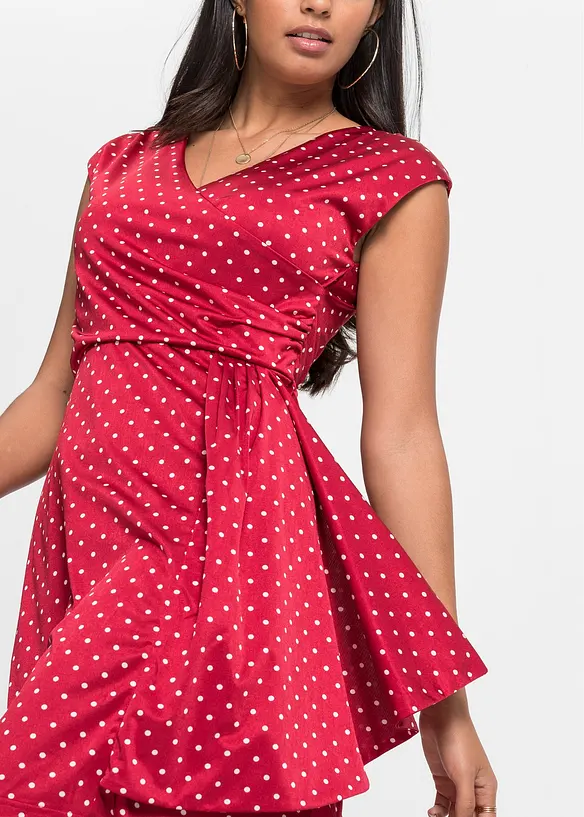 Robe en jersey &agrave; pois, BODYFLIRT