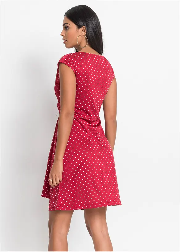 Robe en jersey &agrave; pois, BODYFLIRT