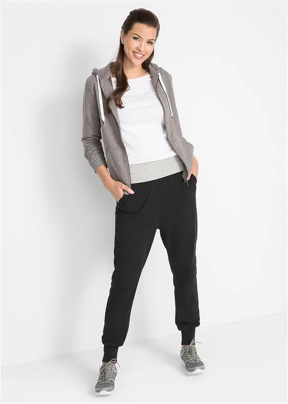Pantalon jogger en coton extensible, bonprix