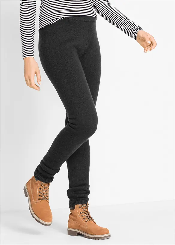 Legging thermique avec finitions côtelées, bonprix
