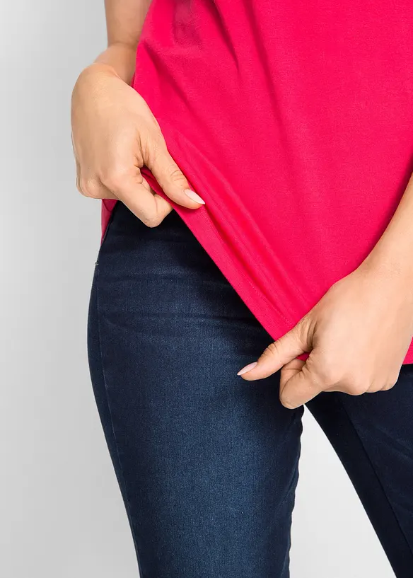 T-shirt coton à imprimé cœur, bonprix