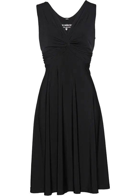 Robe en jersey avec col en V, bonprix