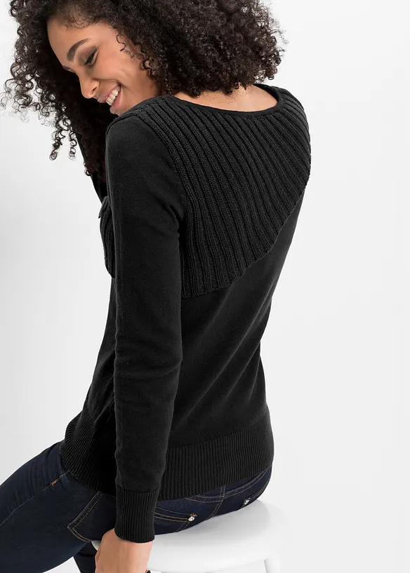 Pull en fine maille, bonprix