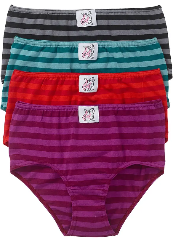 Lot de 4 slips Maxi, bonprix
