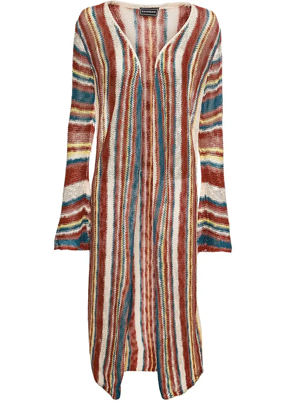 Manteau en maille à rayures, bonprix